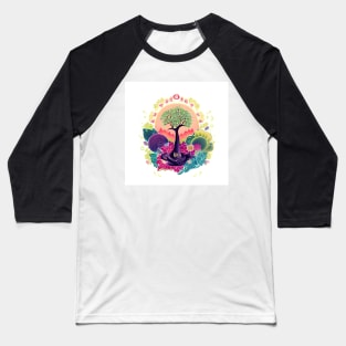 Japanese Art - Money Tree Baseball T-Shirt